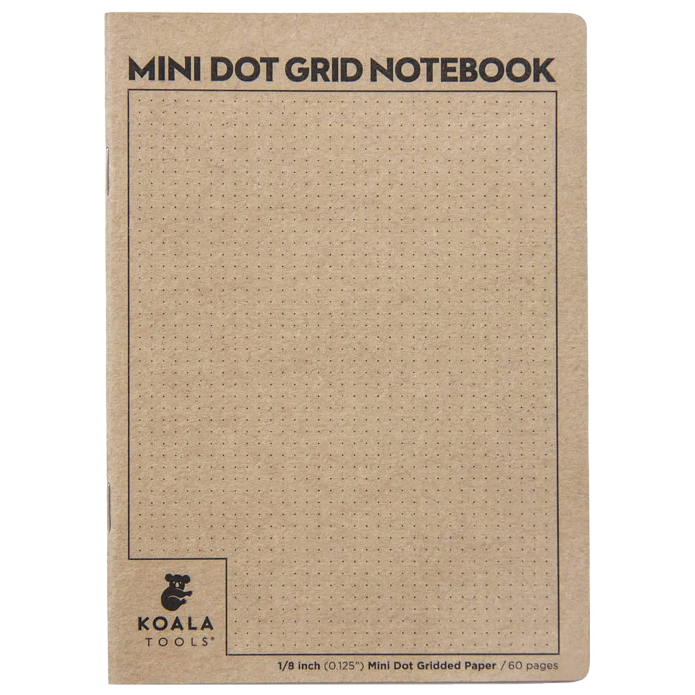 Koala Tools 1/8" Mini Dot Gridded Paper Notebook 5"x7"