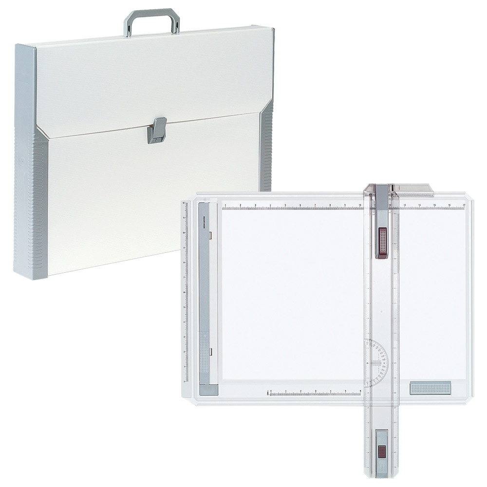 Koh-I-Noor Portable White Drawing Board with Case 19-1/2 x 14-3/4