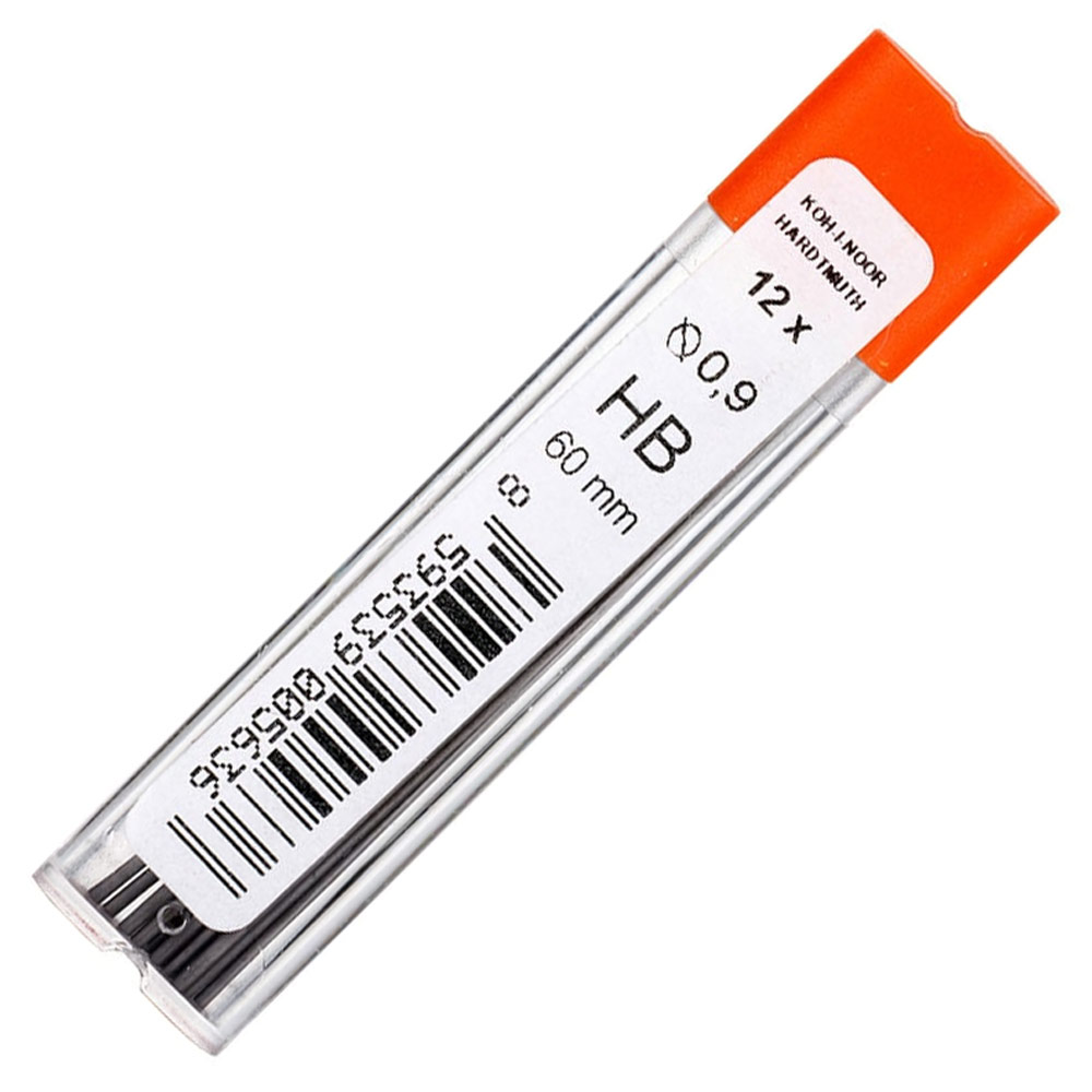 Koh-I-Noor Hardtmuth Graphite Lead 0.9mm 12 Pack HB