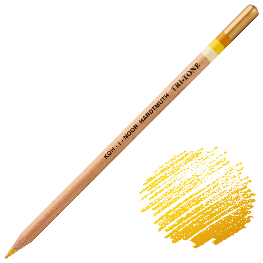 Koh-I-Noor Tri-tone Multi-Color Pencil Desert Yellow