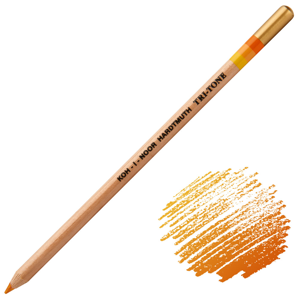 Koh-I-Noor Tri-tone Multi-Color Pencil Flame