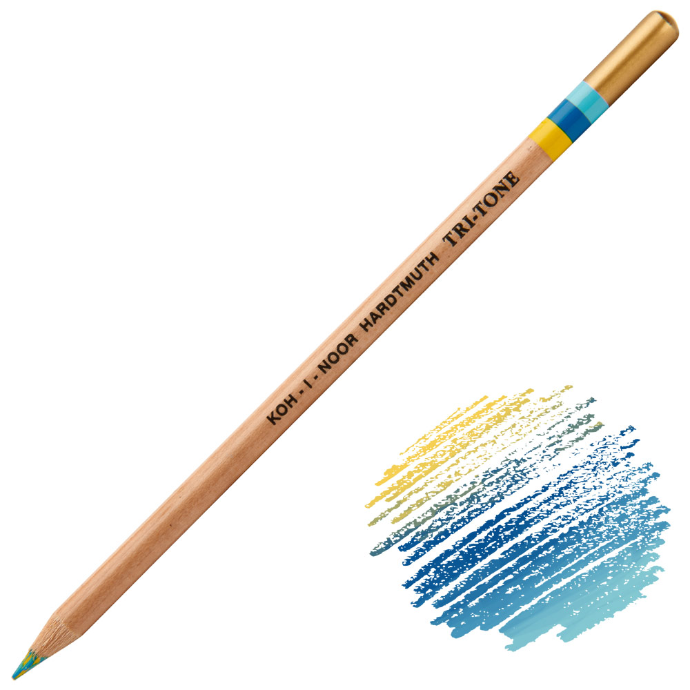 Koh-I-Noor Tri-tone Multi-Color Pencil Tropical