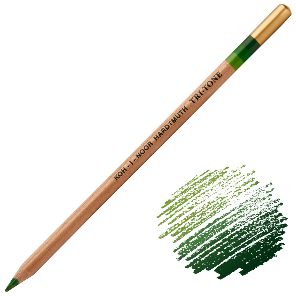 Koh-I-Noor Tri-tone Multi-Color Pencil Rainforest