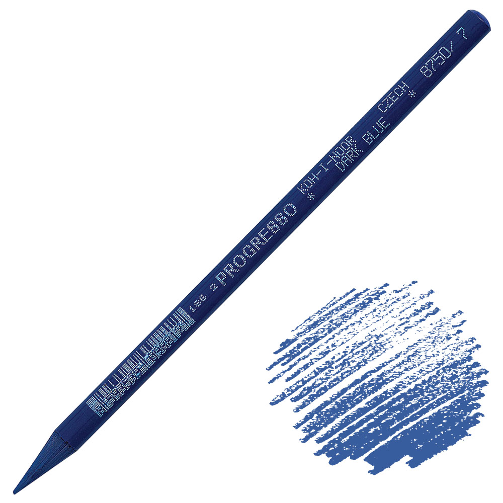 Koh-I-Noor Progresso Woodless Color Pencil Dark Blue