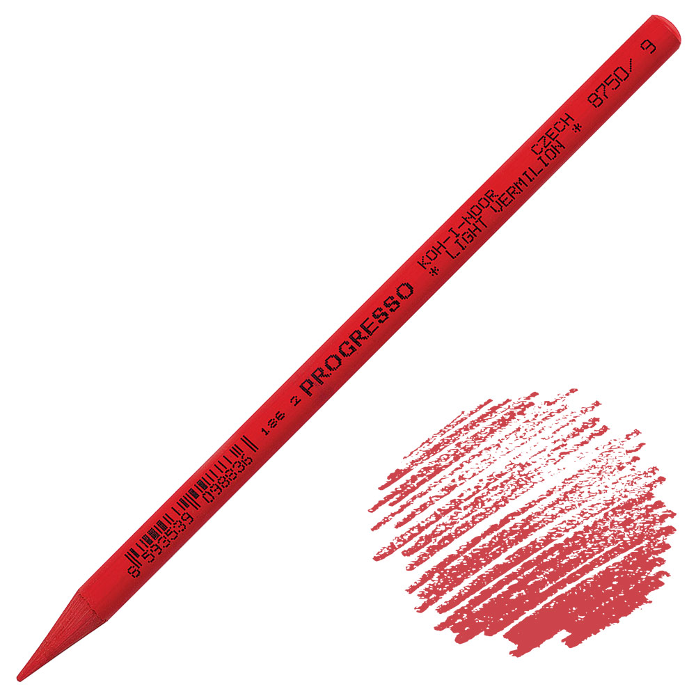 Koh-I-Noor Progresso Woodless Color Pencil Light Vermilion