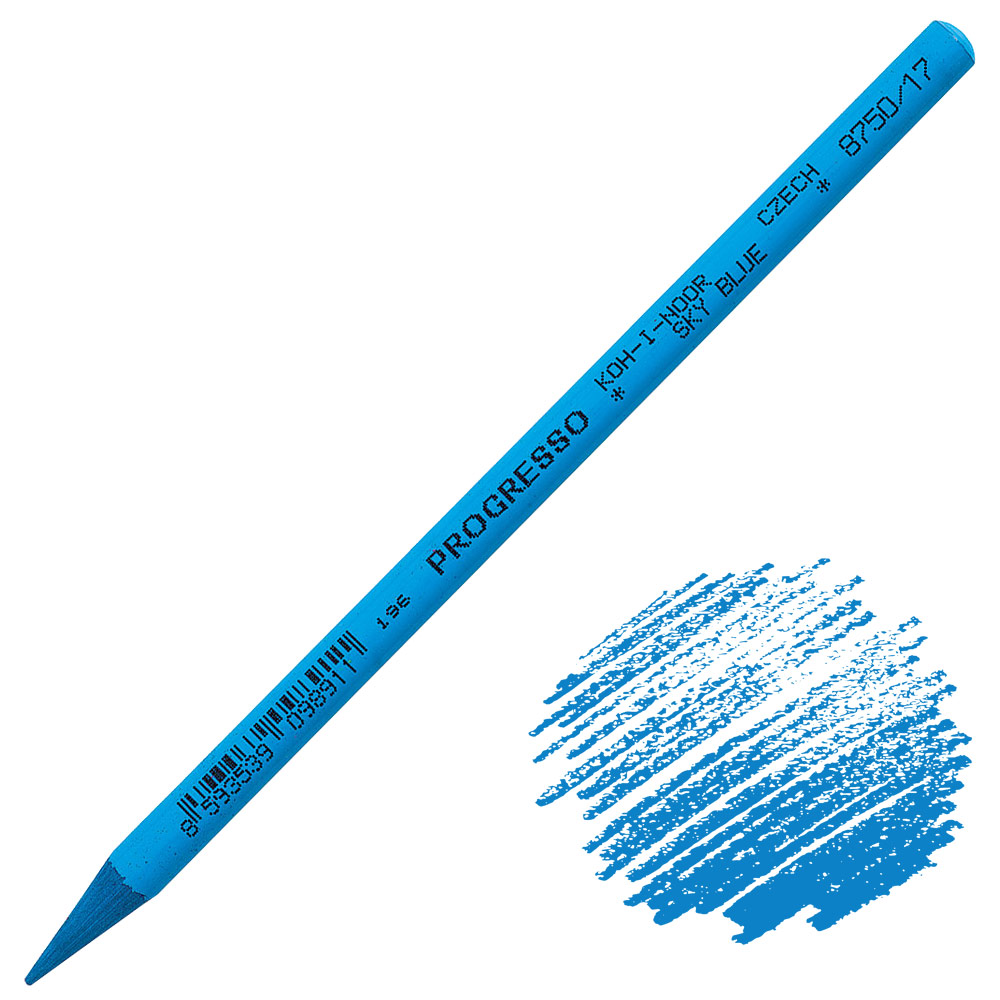 Koh-I-Noor Progresso Woodless Color Pencil Sky Blue