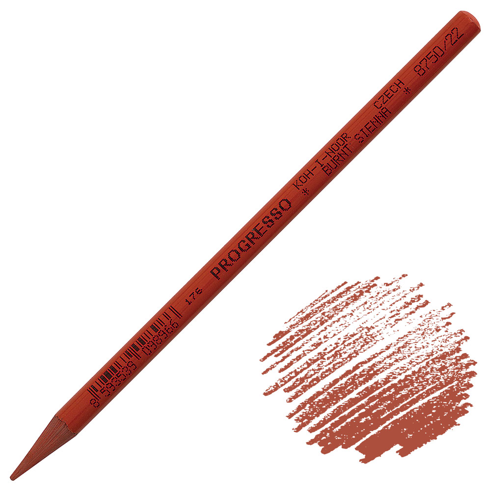 Koh-I-Noor Progresso Woodless Color Pencil Burnt Sienna