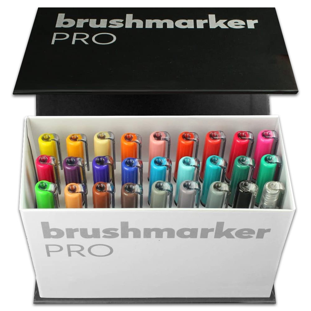 Karin Brushmarker Pro MiniBox 26 Colors + Blender