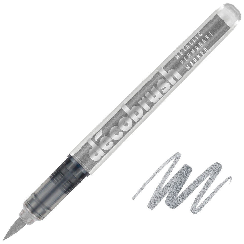 Karin DecoBrush Marker Metallic Silver