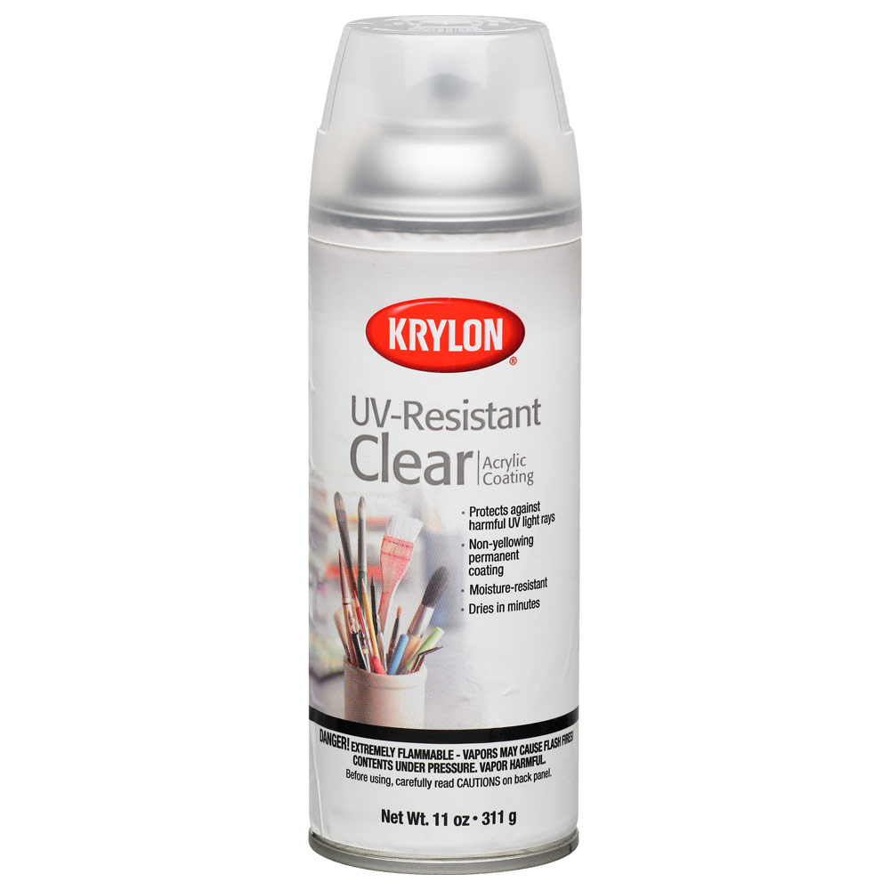 Krylon UV-Resistant Clear Acrylic Coating Spray 11oz Gloss