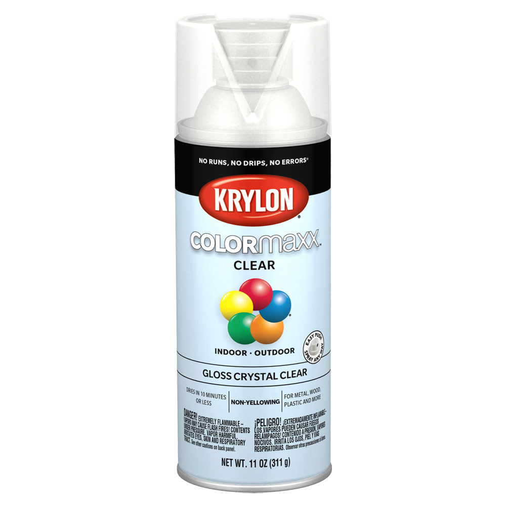 Krylon COLORmaxx Spray Paint Gloss Crystal Clear