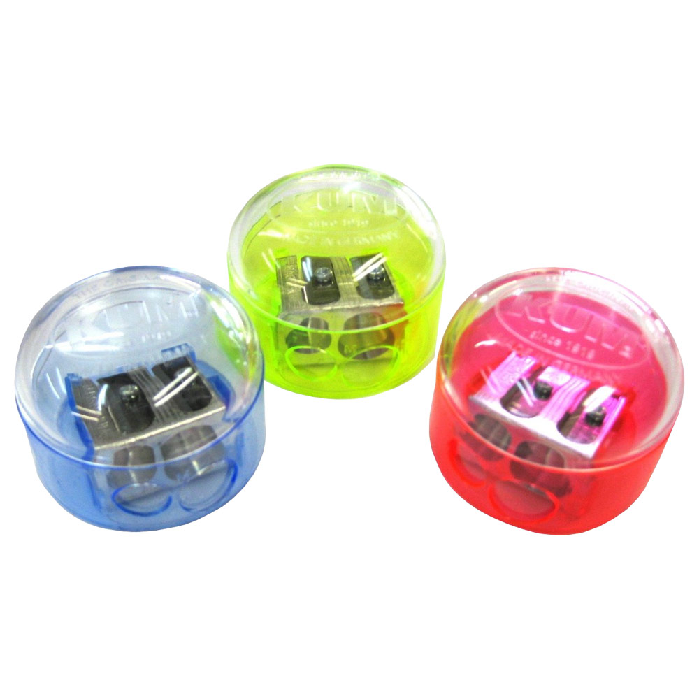 Kum Dome Shape Pencil Sharpener 2-Hole - Assorted