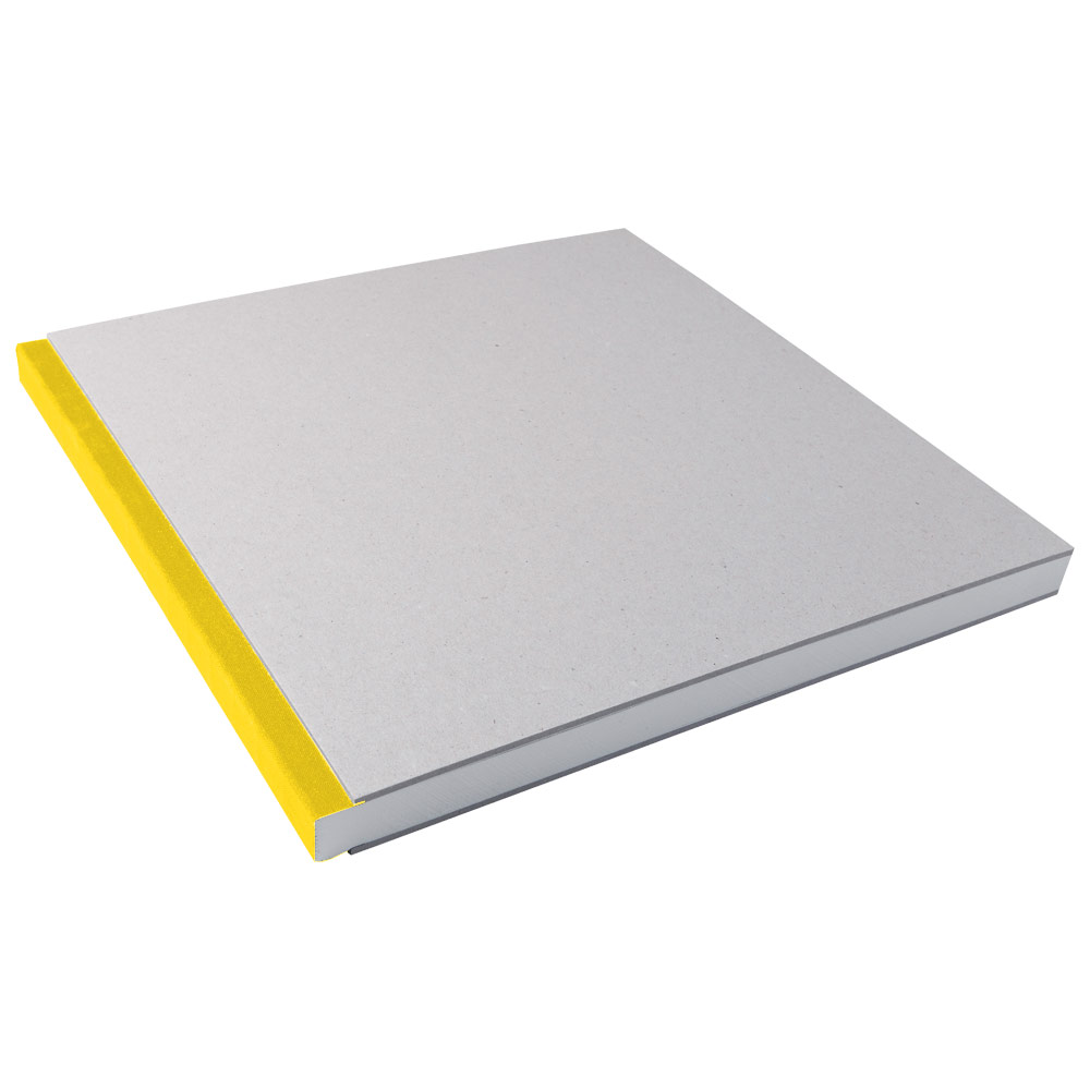 Kunst & Papier Pasteboard Sketch Book 11.4" x 11.4" Yellow