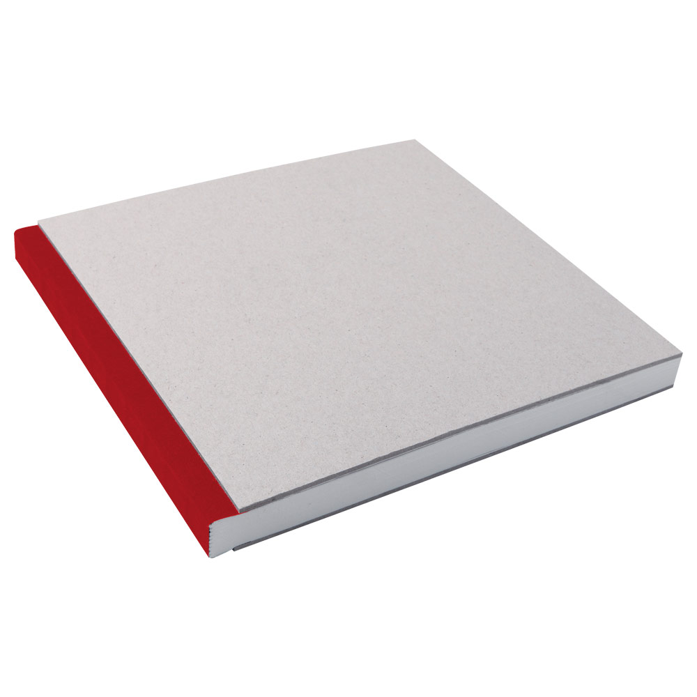 Kunst & Papier Pasteboard Sketch Book 8.3" x 8.3" Red