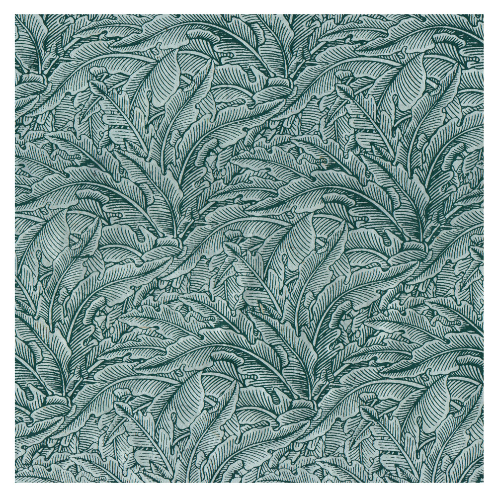 Lamali Decorative Lokta Paper Greenery Small 20"x30" White/Eucalyptus
