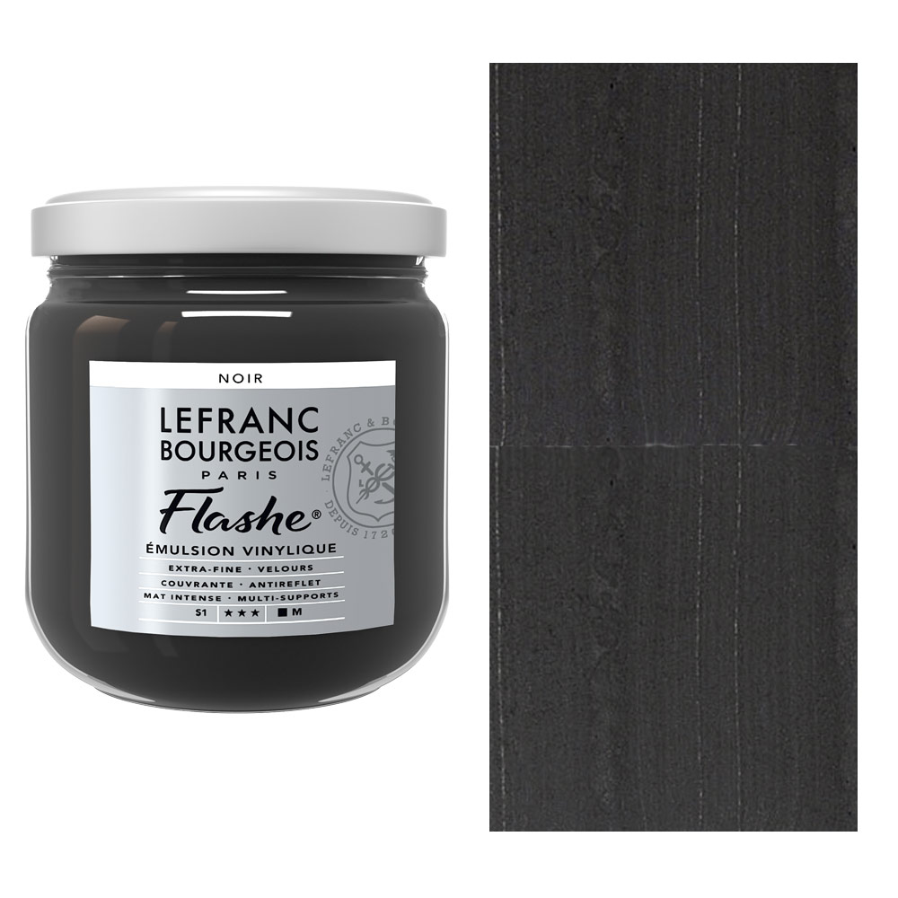 Lefranc & Bourgeois Flashe Vinyl Paint 400ml Black