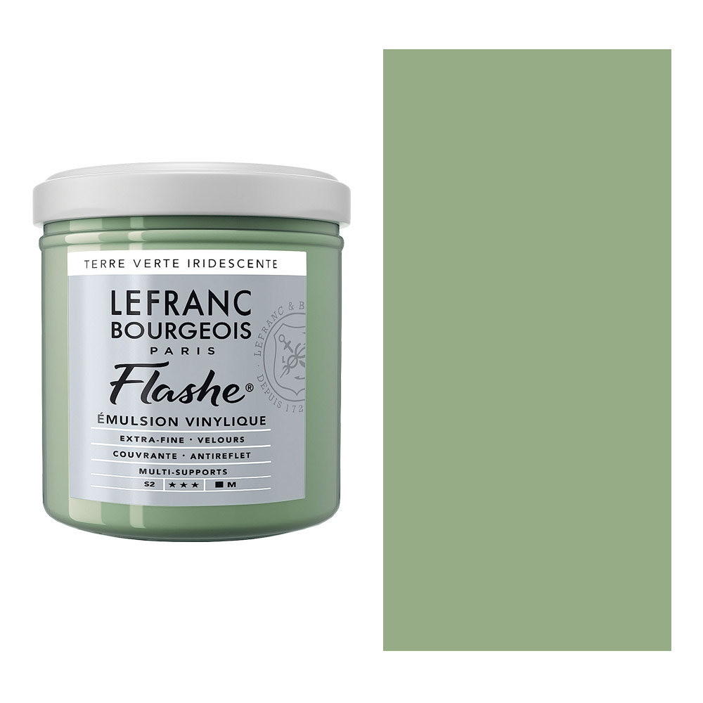 Lefranc & Bourgeois Flashe Vinyl Paint 125ml Iridescent Green Earth