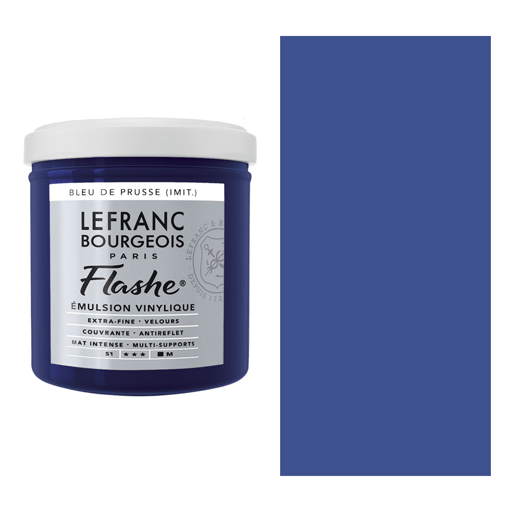 Lefranc & Bourgeois Flashe Matte Artist's Color, 400ml, Royal Blue 