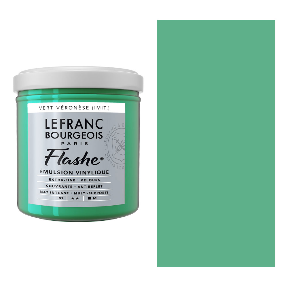 Lefranc & Bourgeois Flashe Vinyl Paint 125ml Veronese Green Hue