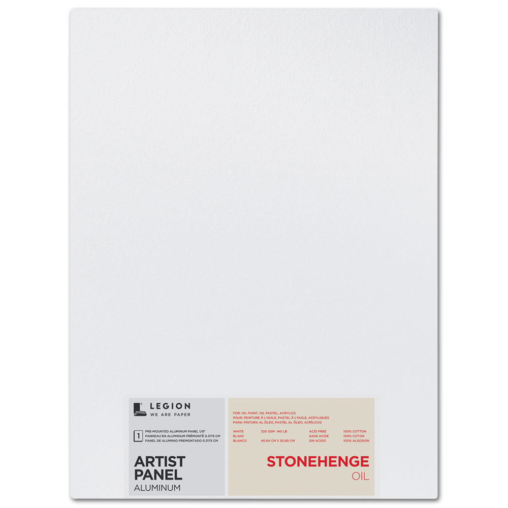 Legion Stonehenge Oil Aluminum Artist Panel 12"x16" White