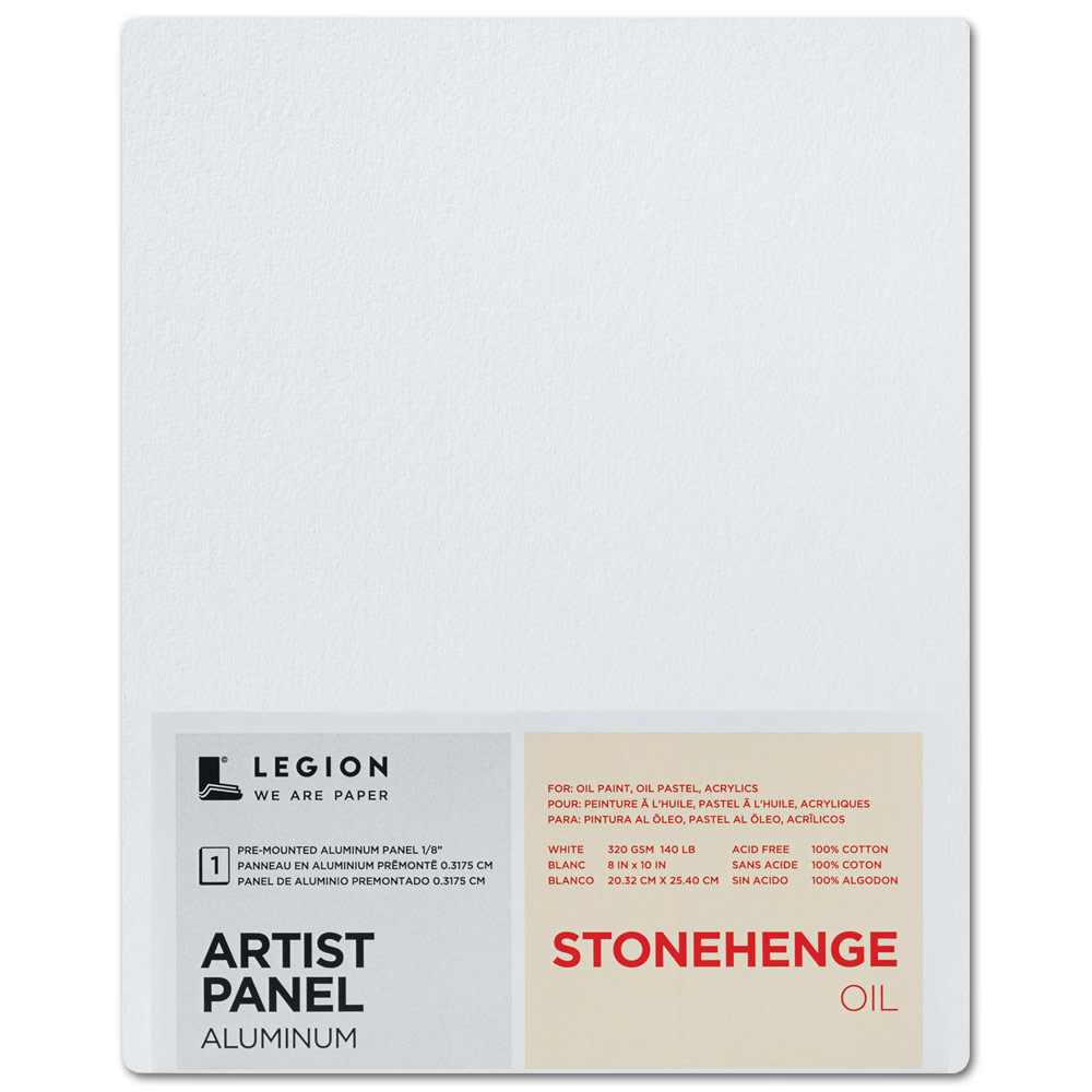Legion Stonehenge Oil Aluminum Artist Panel 8"x10" White