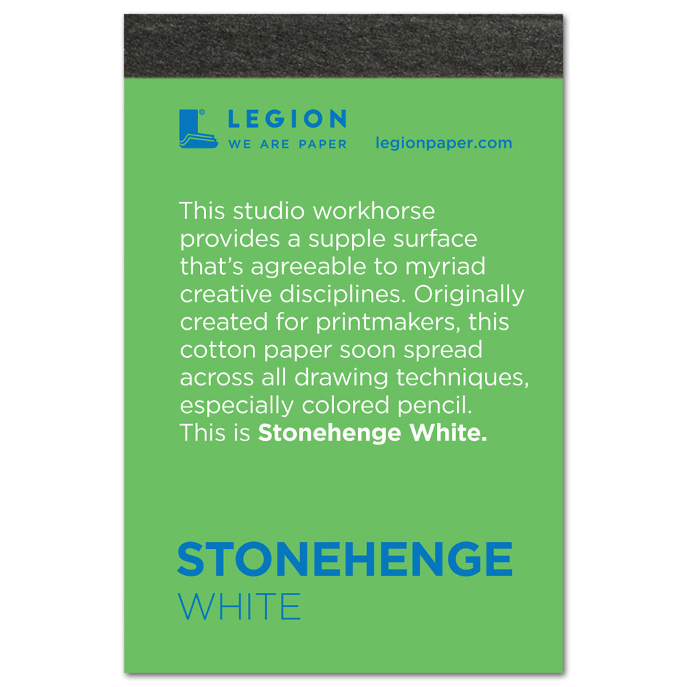 Legion Stonehenge Paper Pad 250gsm 2.5"x3.75" White