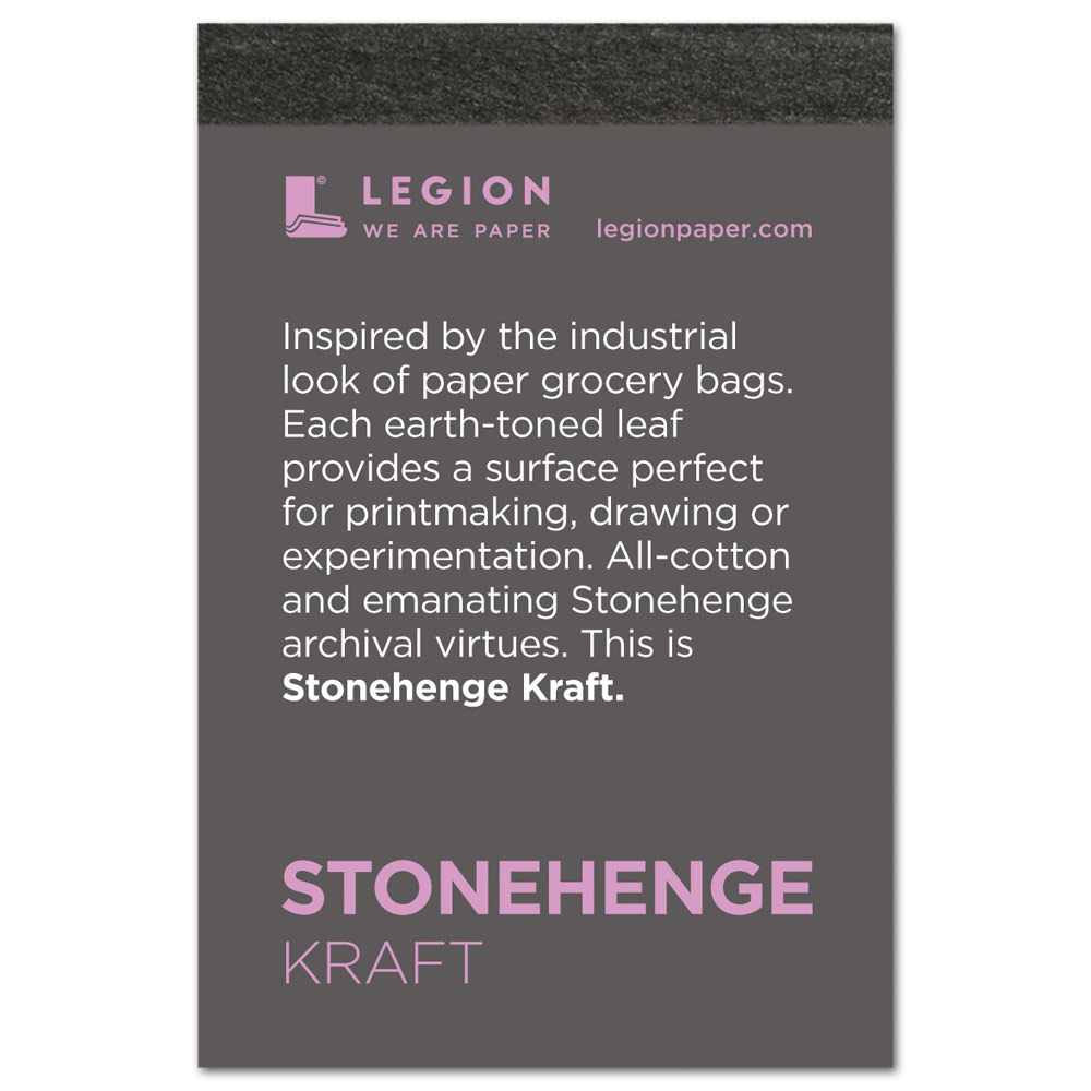 Legion Stonehenge Paper Pad 250gsm 9"x12" Kraft