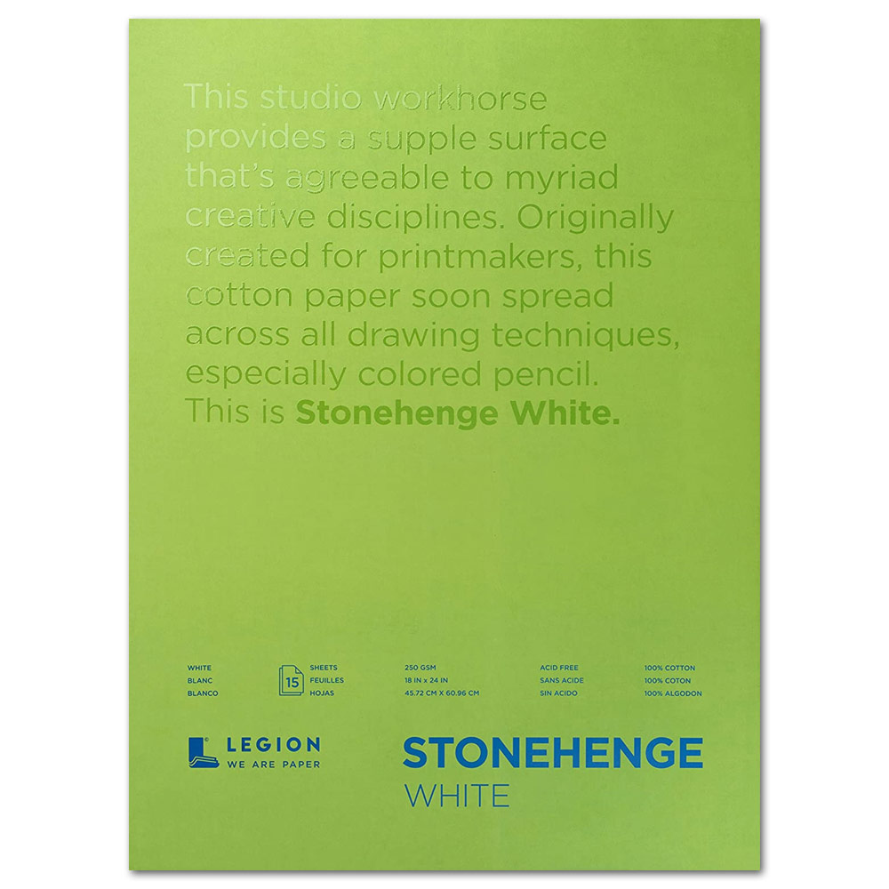 Legion Stonehenge Paper Pad 18"x24" White