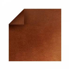 Lineco Superior Leather Bookcloth 17" x 19" Gloss Brown