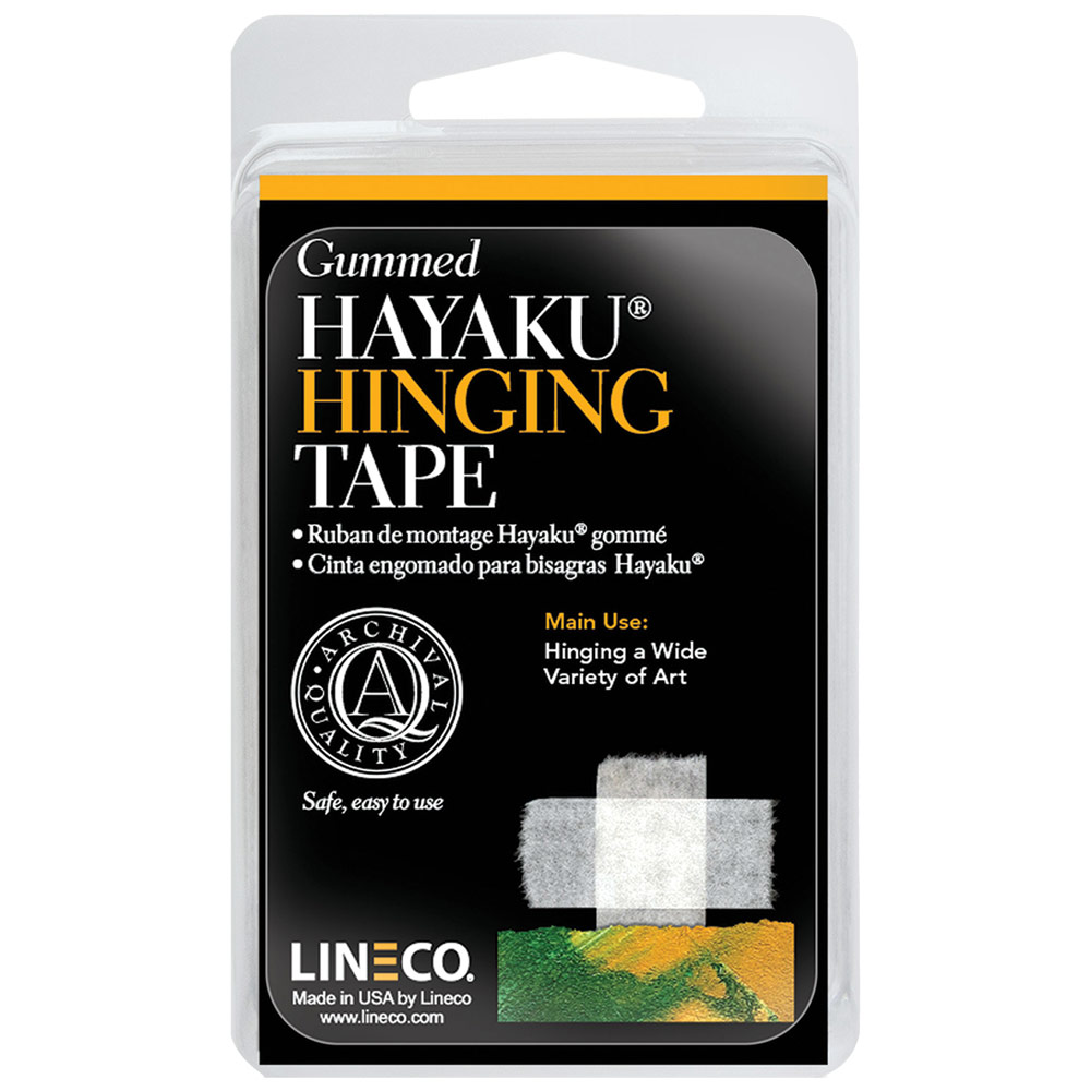 Lineco Gummed Hayaku Hinging Tape 1" x 12ft