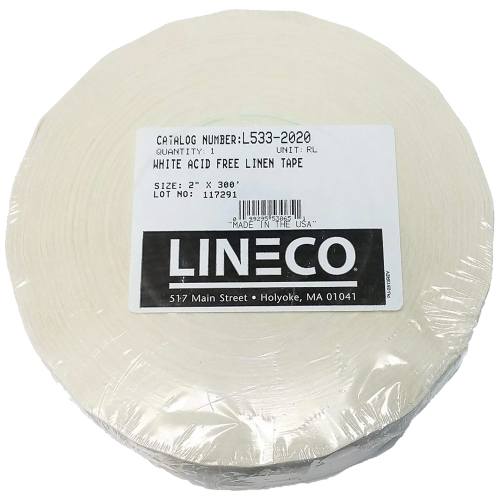 Lineco Gummed Linen Tape - 1 x 150 ft, White