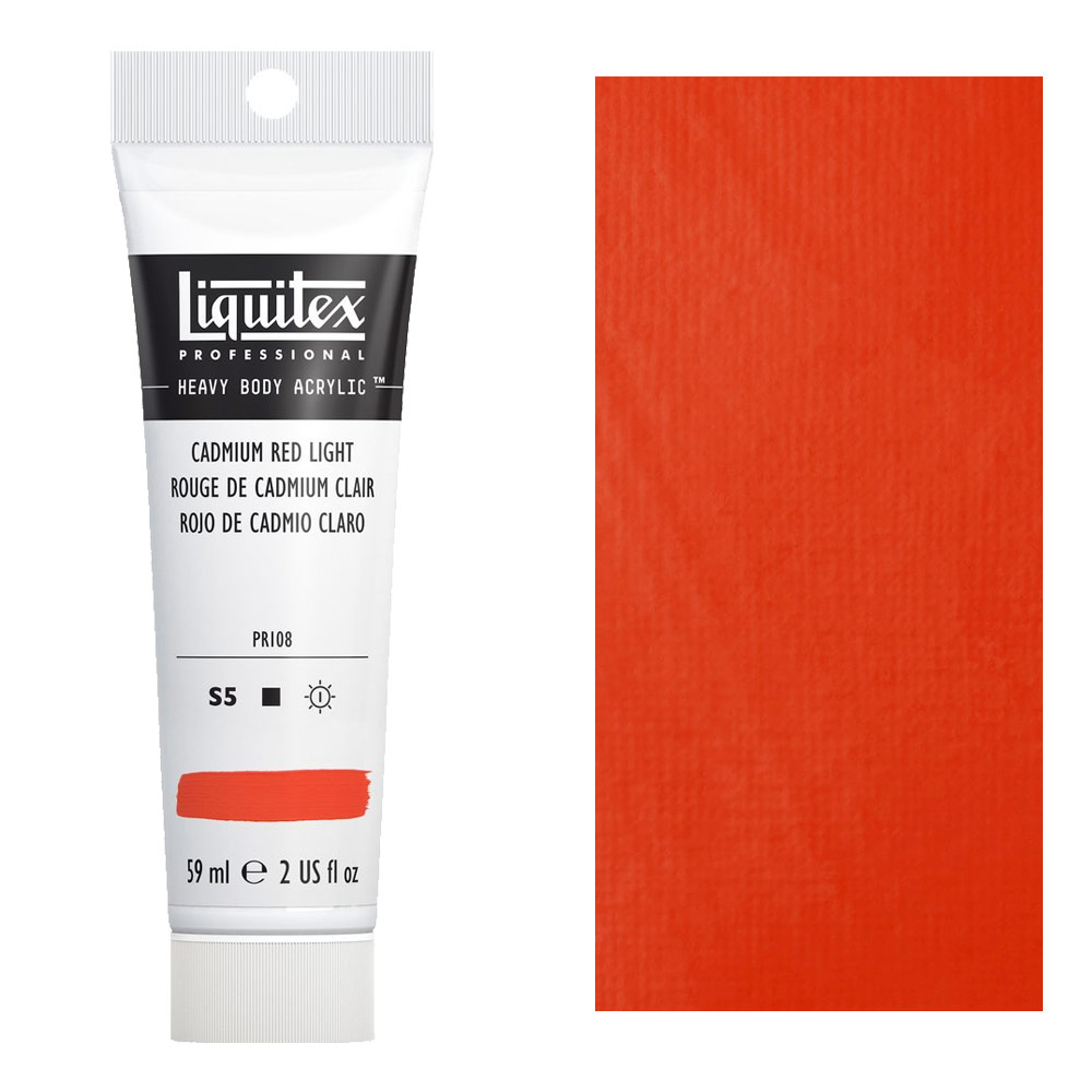 Liquitex Professional Heavy Body Acrylic 2oz Cadmium Red Light