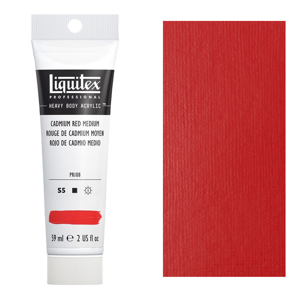 Liquitex Professional Heavy Body Acrylic 2oz Cadmium Red Medium
