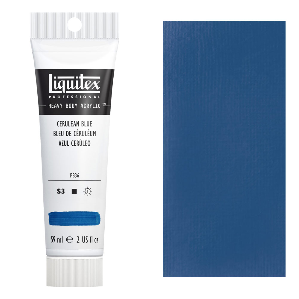 Liquitex Professional Heavy Body Acrylic 2oz Cerulean Blue