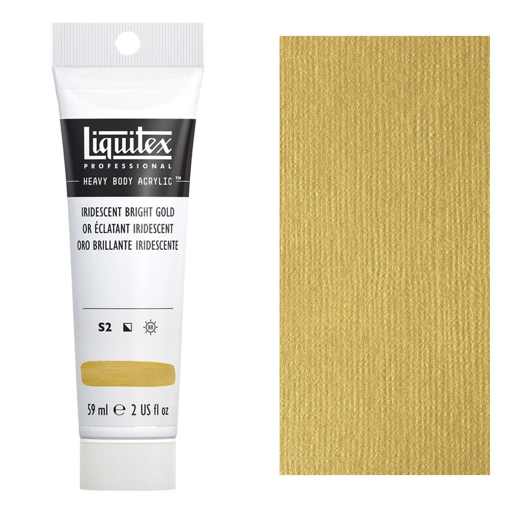 Liquitex Professional Heavy Body Acrylic 2oz Iridescent Bright Gold