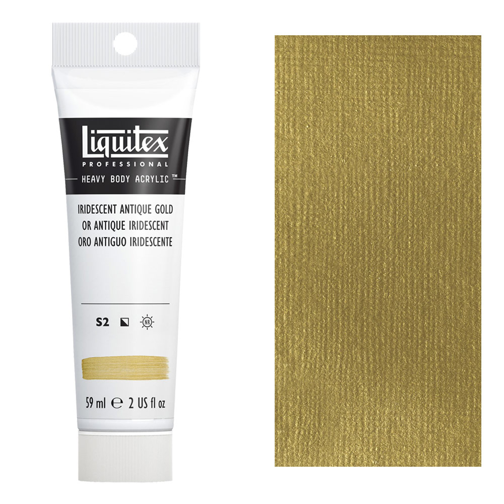 Liquitex Professional Heavy Body Acrylic 2oz Iridescent Antique Gold
