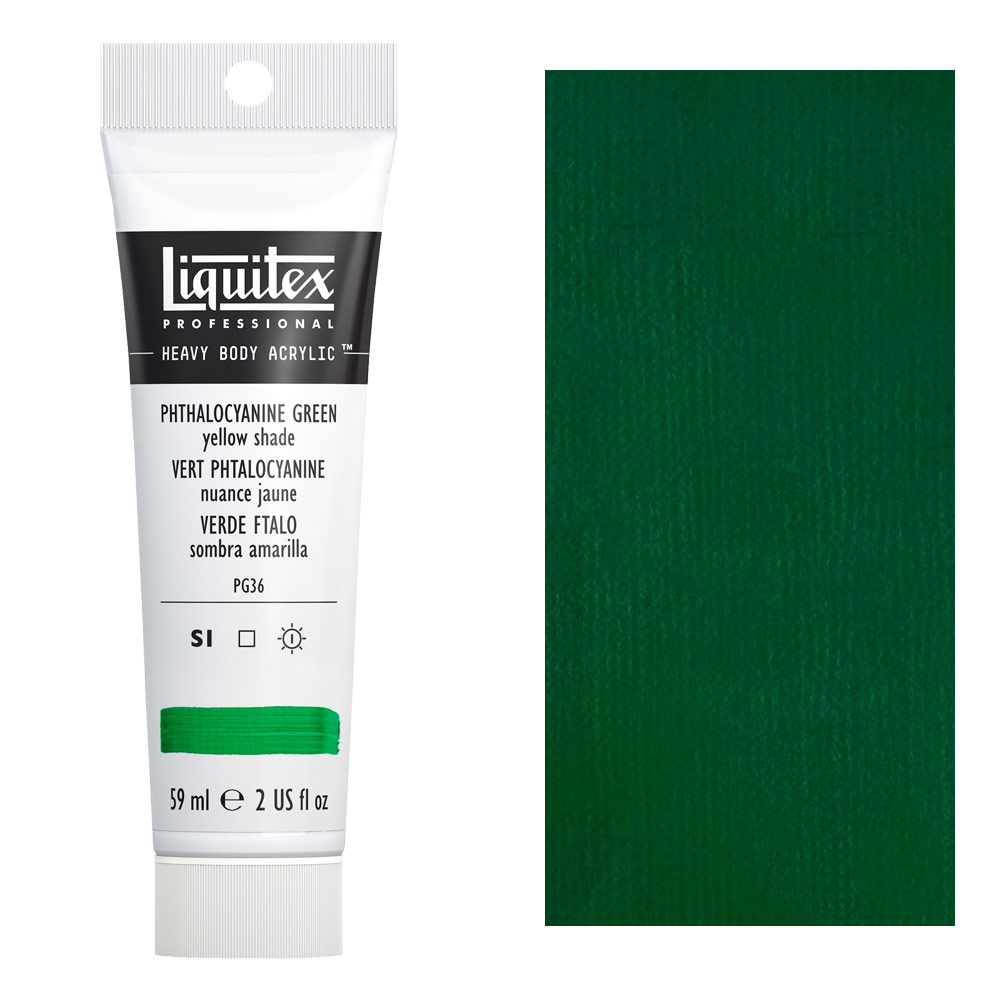Liquitex Professional Heavy Body Acrylic 2oz Phthalo Green Yellow Shade