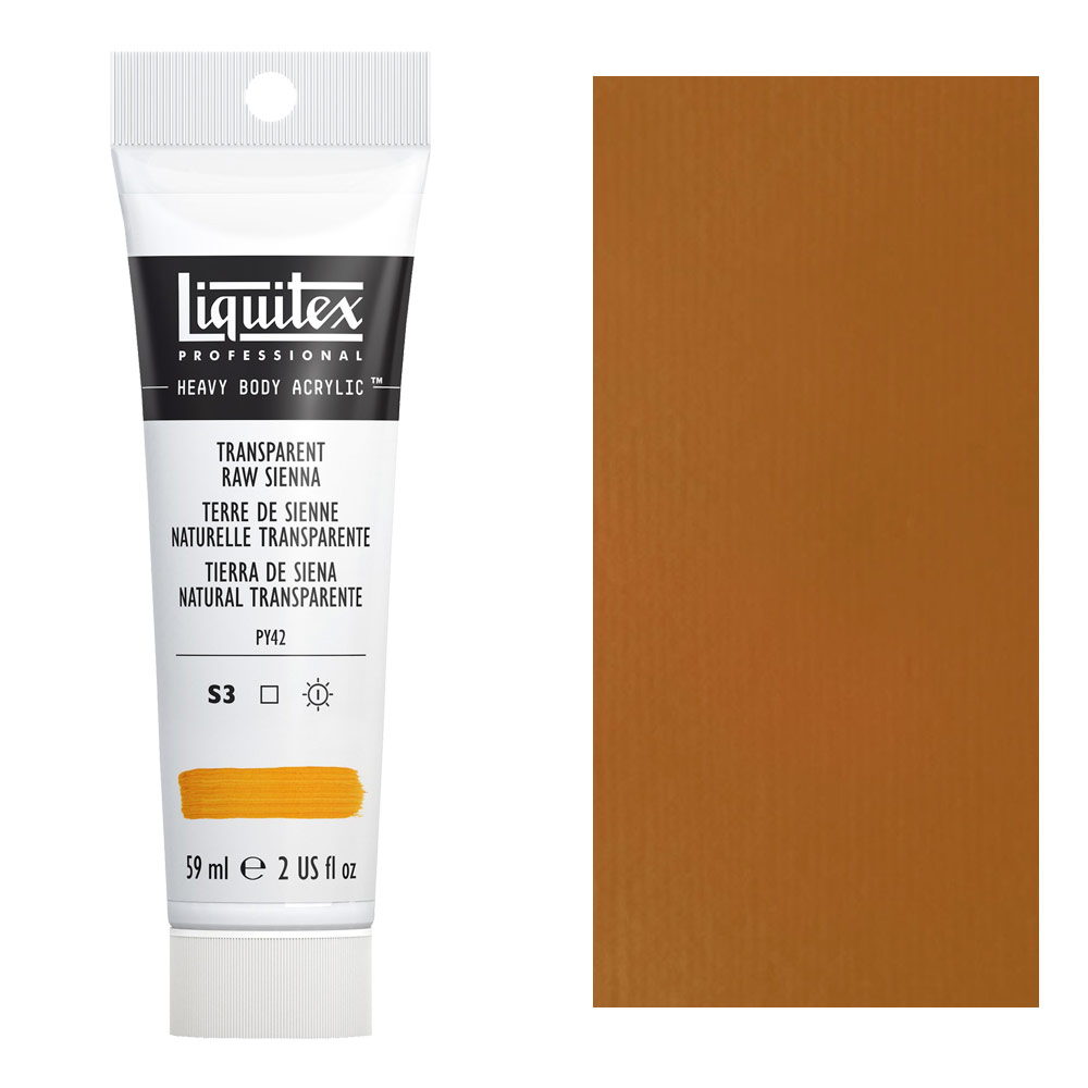 Liquitex Professional Heavy Body Acrylic 2oz Transparent Raw Sienna