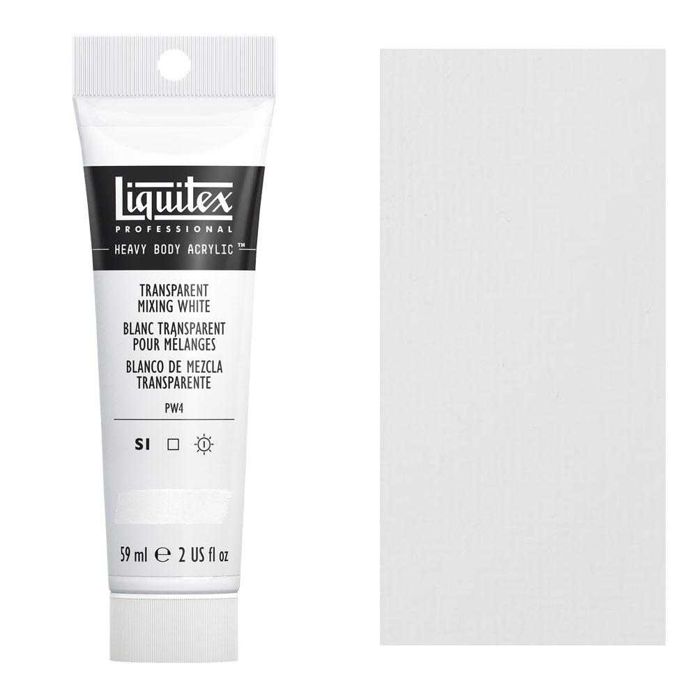 Liquitex Professional Heavy Body Acrylic 2oz Transparent Mixing White