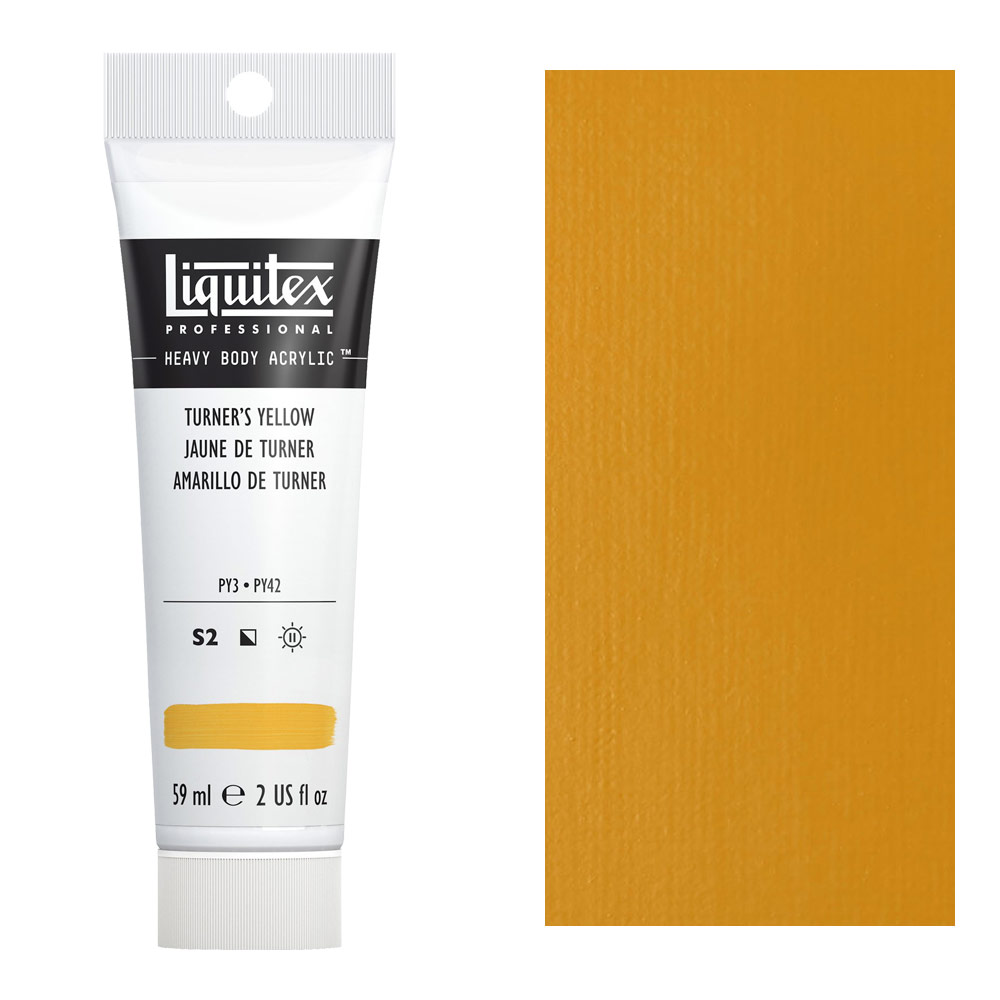 Liquitex Professional Heavy Body Acrylic 2oz Turner's Yellow