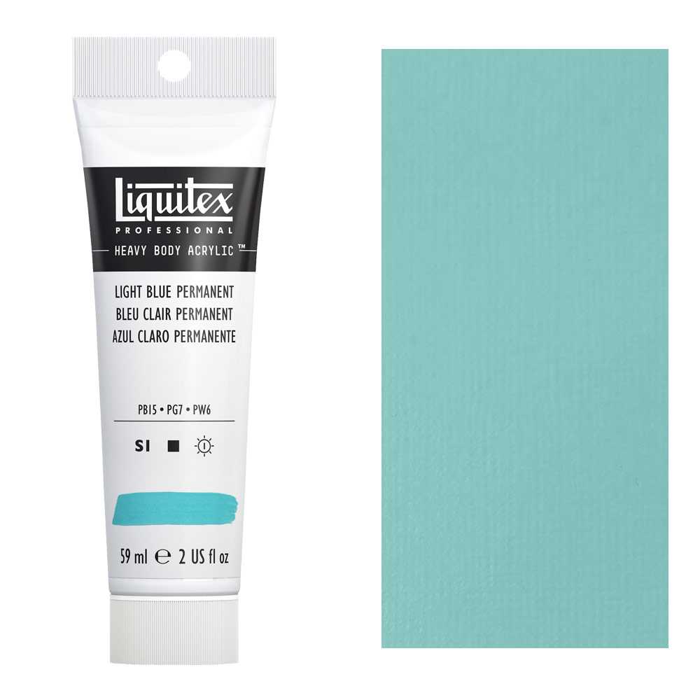 Liquitex Professional Heavy Body Acrylic 2oz Light Blue Permanent