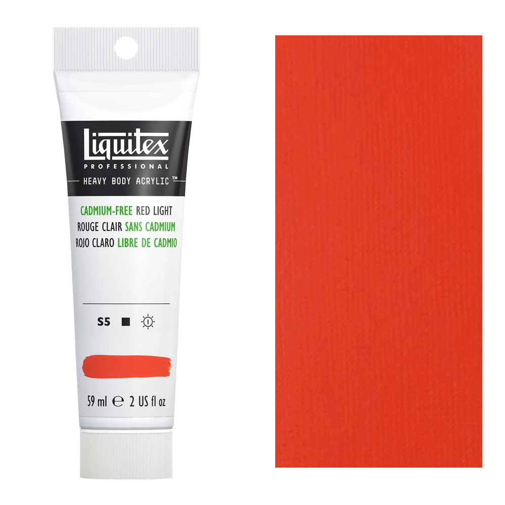 Liquitex Professional Heavy Body Acrylic 2oz Cadmium-Free Red Light