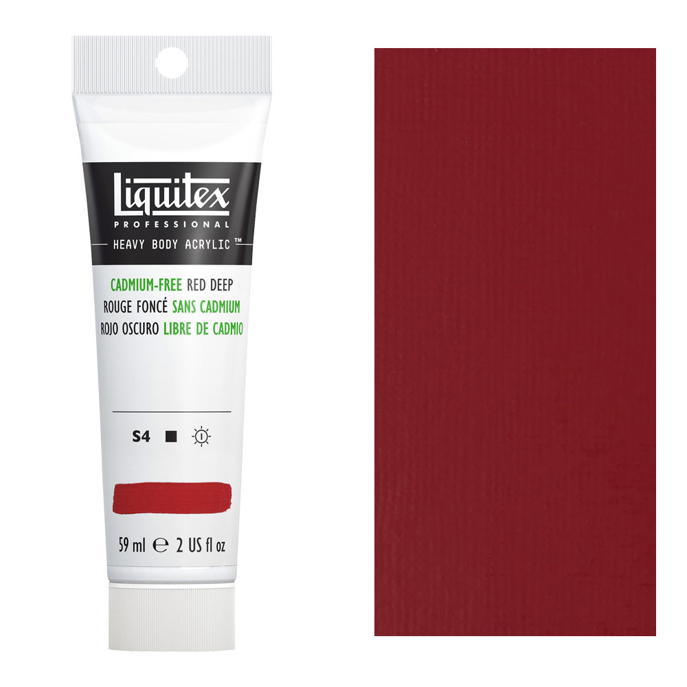 Liquitex Professional Heavy Body Acrylic 2oz Cadmium-Free Red Deep