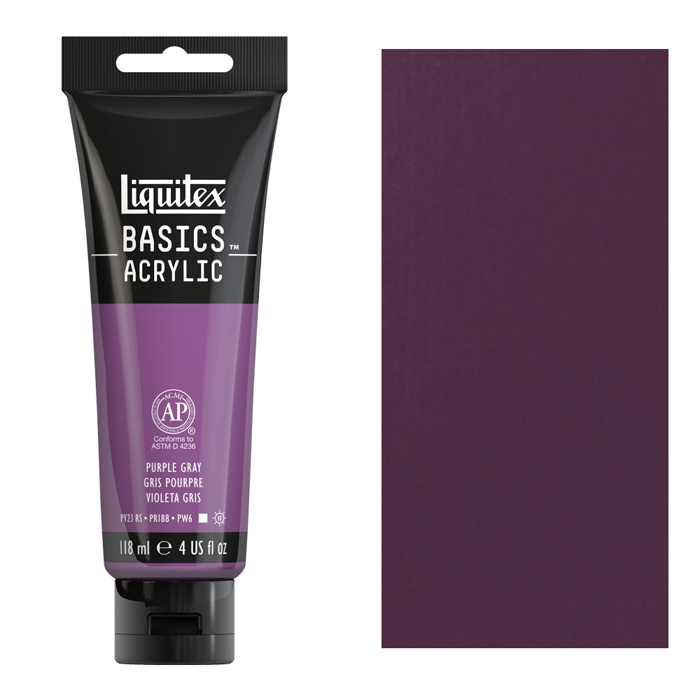 Liquitex Basics Acrylic 118ml Purple Gray