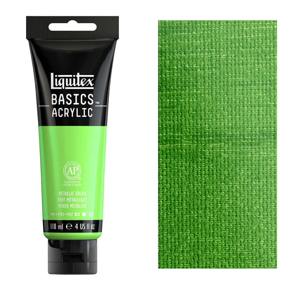 Liquitex Basics Acrylic 118ml Metallic Green