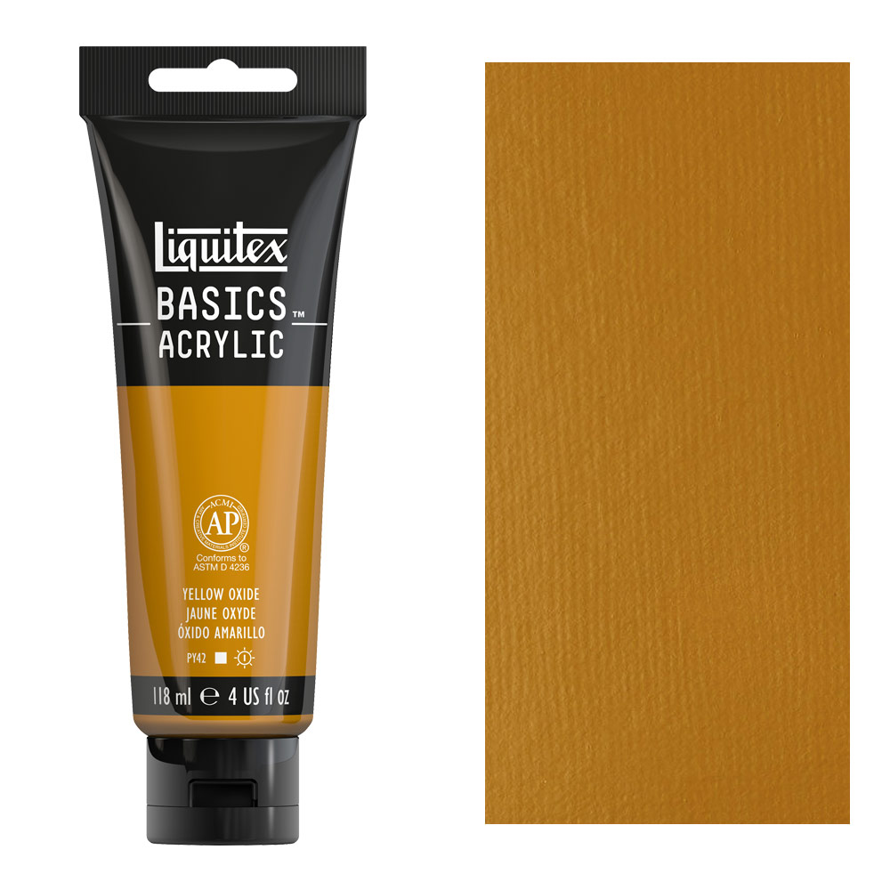 Liquitex Basics Acrylic 118ml Yellow Oxide