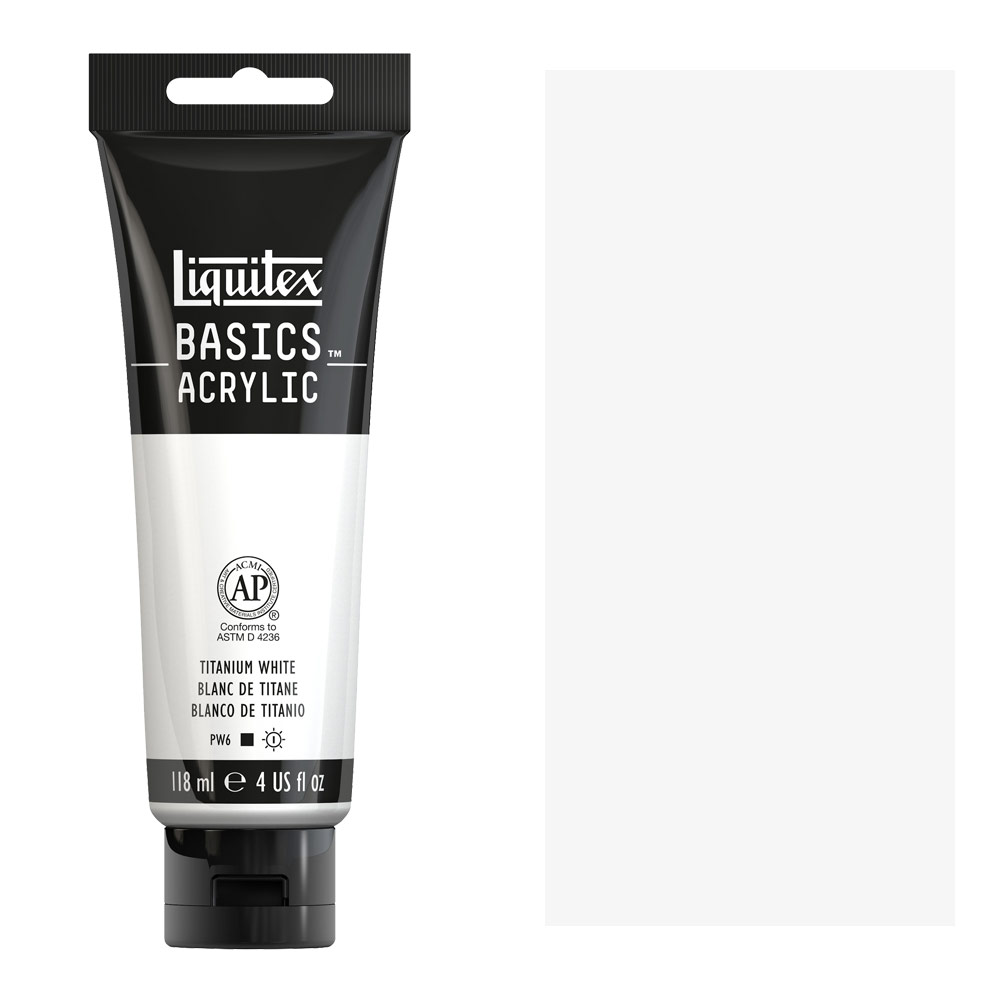 Liquitex Basics Acrylic 118ml Tube Titanium White