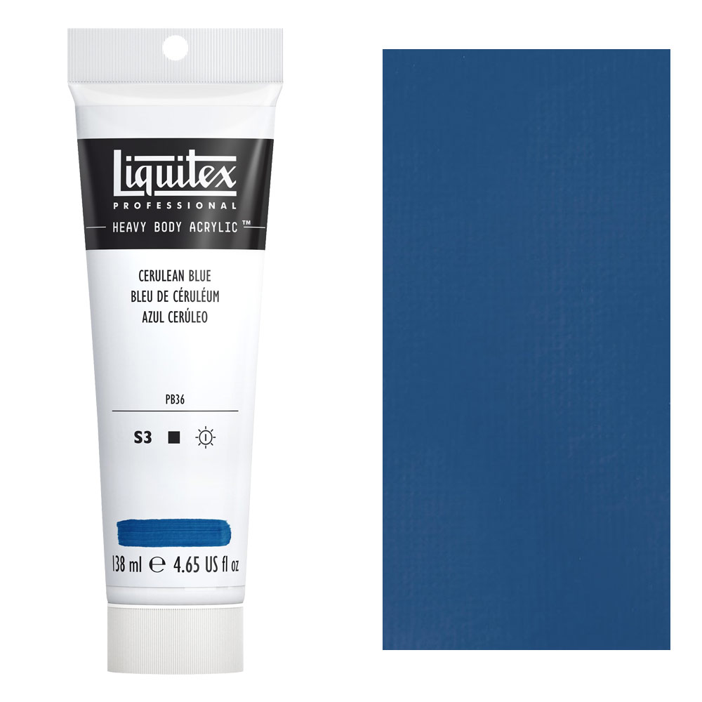 Liquitex Professional Heavy Body Acrylic 4.65oz Cerulean Blue