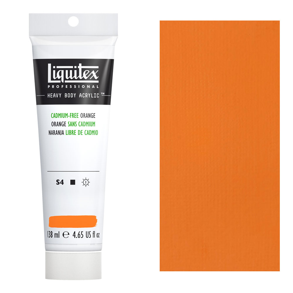 Liquitex Professional Heavy Body Acrylic 4.65oz Cadmium-Free Orange