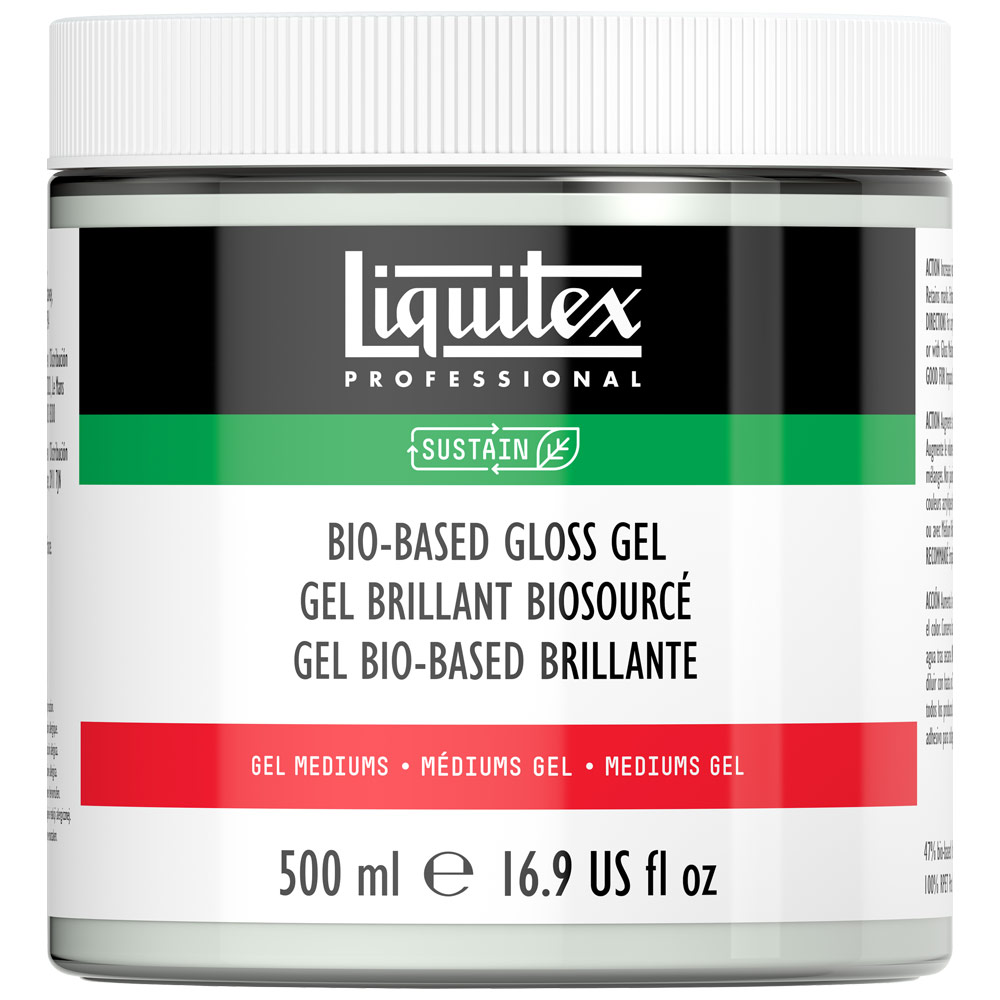 Liquitex Professional Bio-Based Acrylic Gel Medium 500ml Gloss